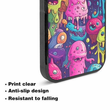 iPhone 15 Case — Melting Ice Cream Monster Charac, Custom Print Case Cover