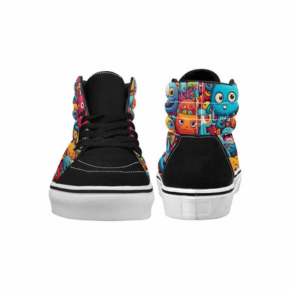 MEN'S Cartoon Monster Character High Top Canvas Cottagecore Shoes