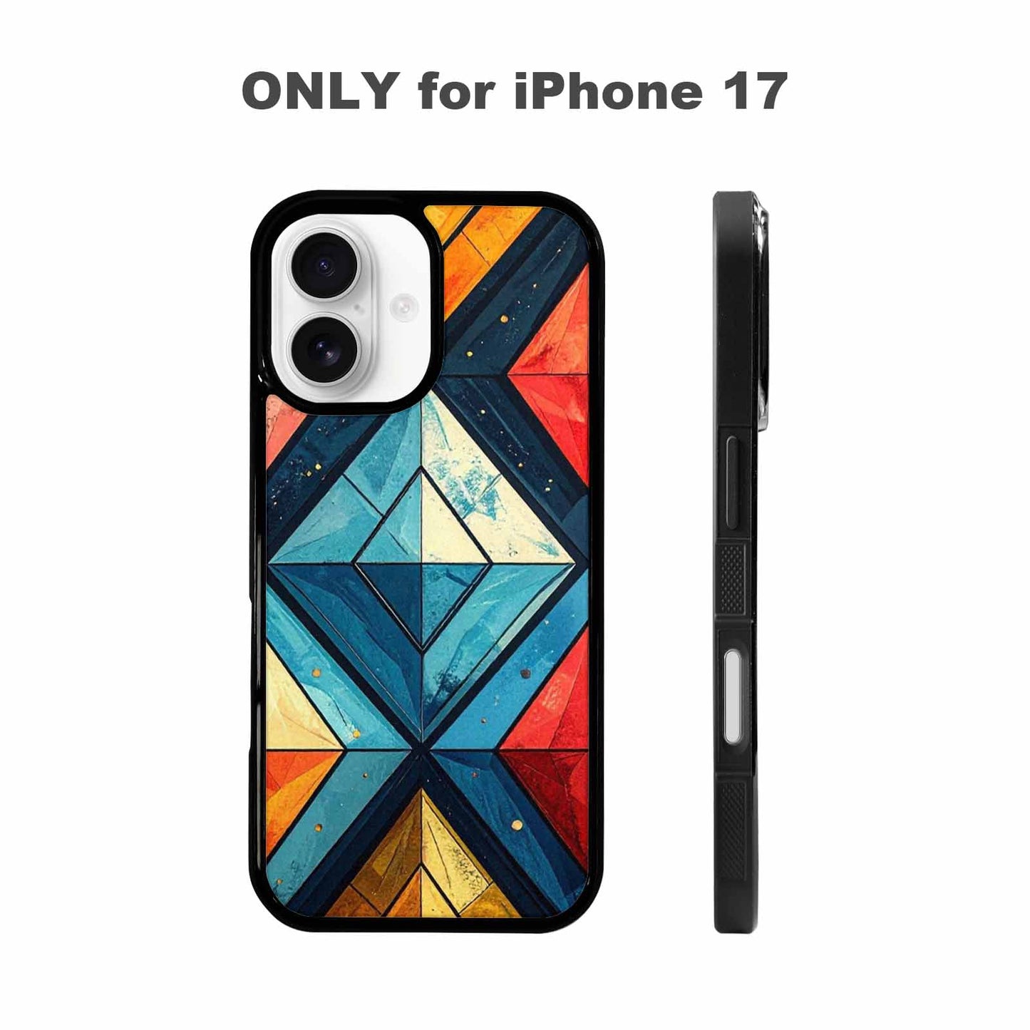 iPhone 17 Case — Vintage Summer Diamond Retro Vintage, Custom Print Case Cover