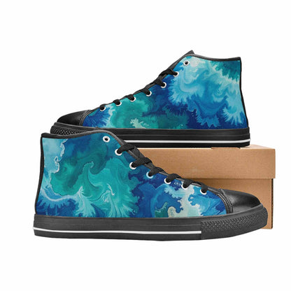 WOMEN'S Tie Dye - High Top Canvas Aesthetic Sneakers