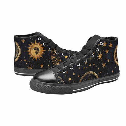 MEN'S Zodiac Constellation Star High Top Canvas Y2K Sneakers