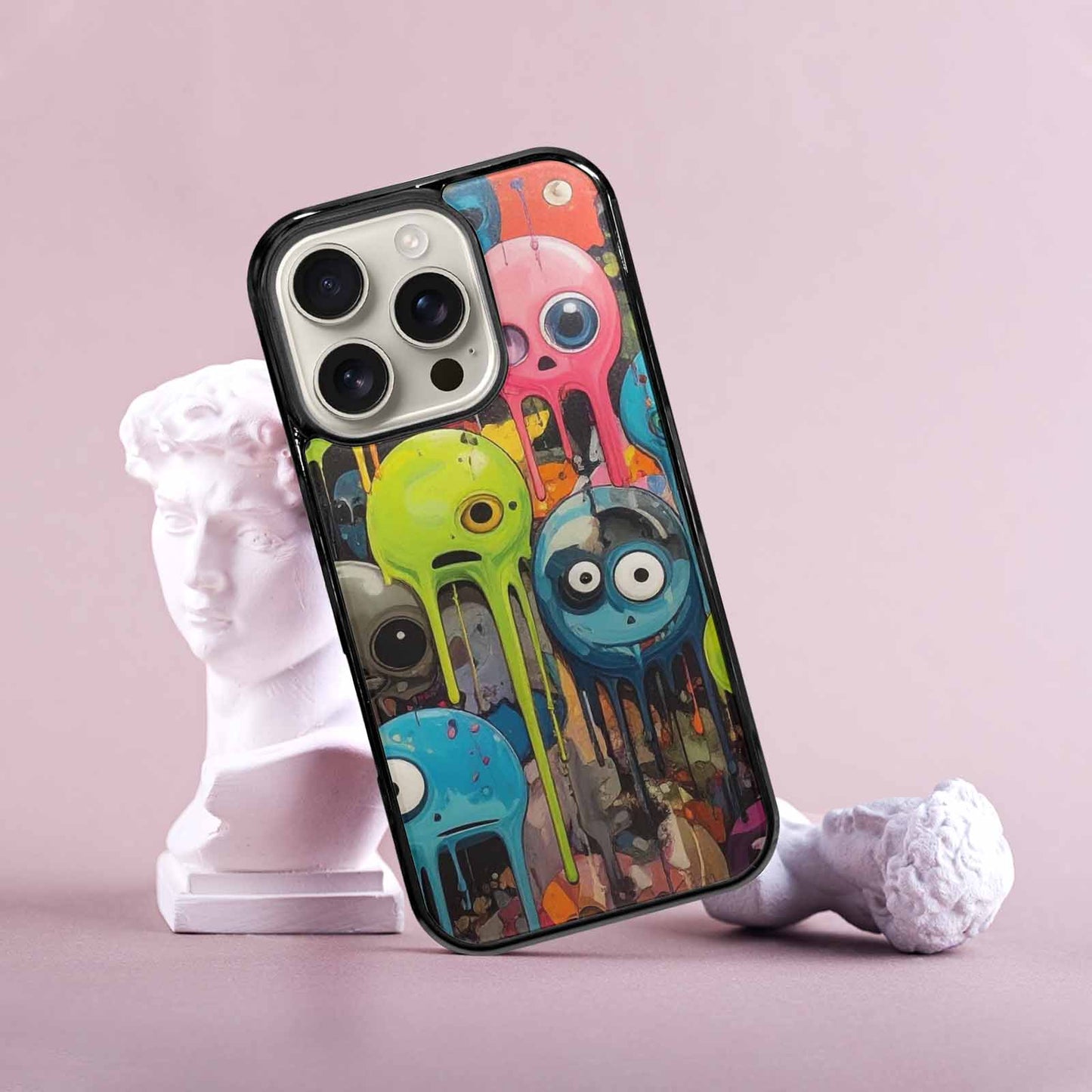 iPhone 16 Pro Case — Aliens Camomelting Aliens Patt Fgd, Customized Protective Case