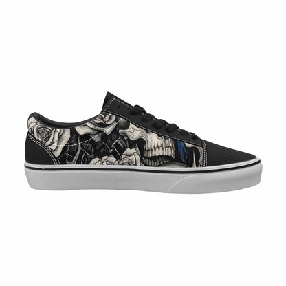 WOMEN'S Skull Roses Lace-Up Canvas Dreamcore Shoes