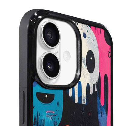 iPhone 17 Case — Melting Aliens Pattern Alien Scifi, Custom Made Phone Cover