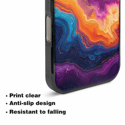 iPhone 16 Pro Case — Psychedelic Marble Tessellation, Custom Phone Case