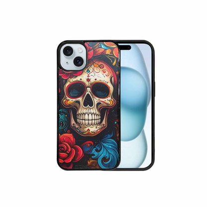 iPhone 15 Plus Case — Graffiti Skull, Original Design Phone Case