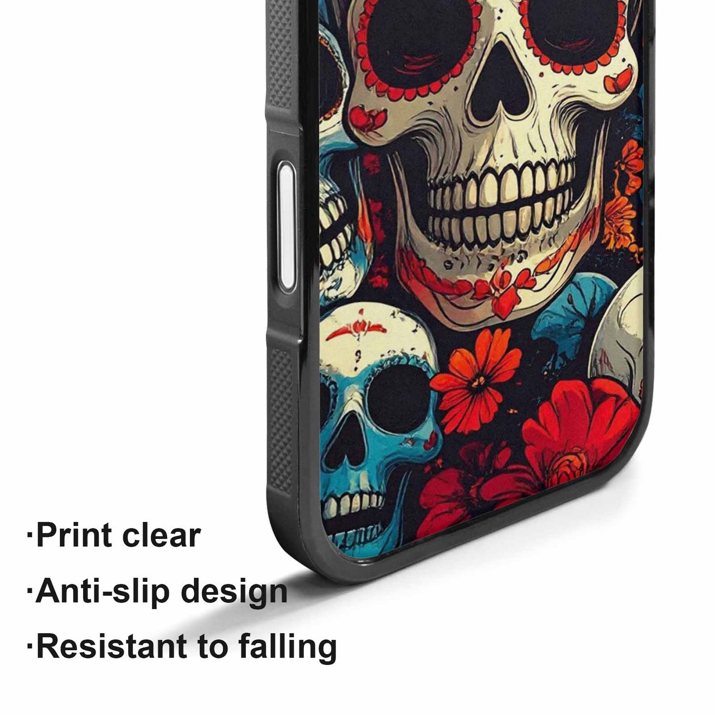 iPhone 17 Case — Skull Dark Art Gothic Print Gothic, Custom Printed Phone Case