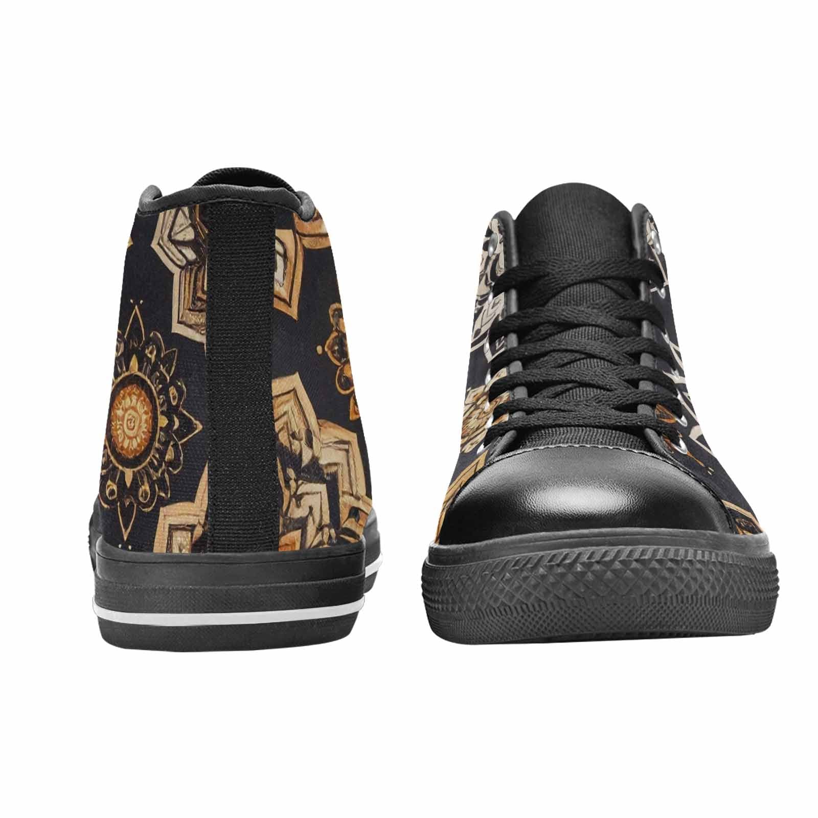 MEN'S Mandala High Top Canvas Surreal Custom Shoes