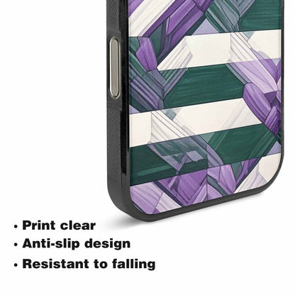 iPhone 16 Pro Max Case — Genderqueer Flag Color Theme Small Rainbow, Custom Phone Case