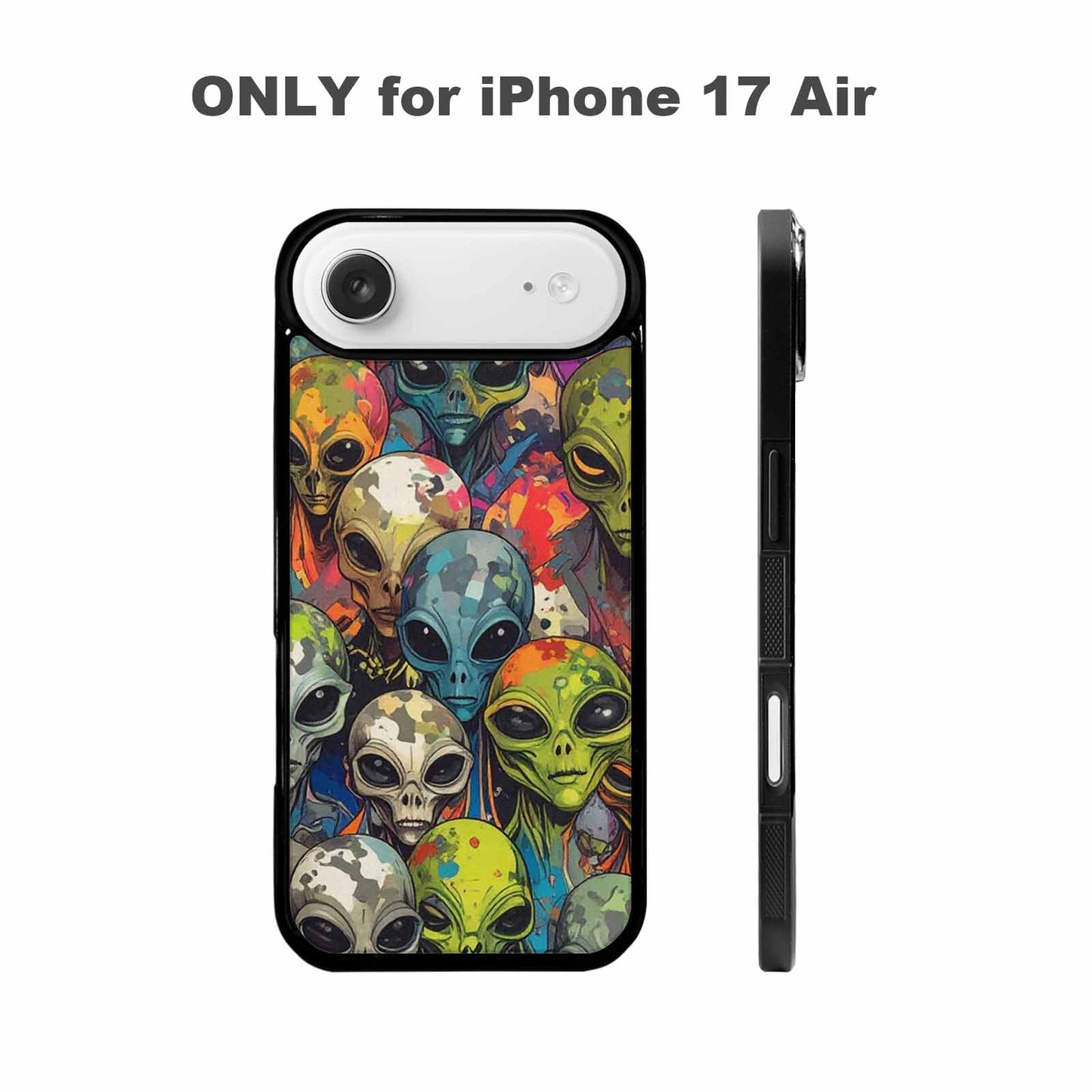 iPhone 17 Air Case — Aliens Camo Aliens Pattern Hundreds Alien, Original Design Phone Case