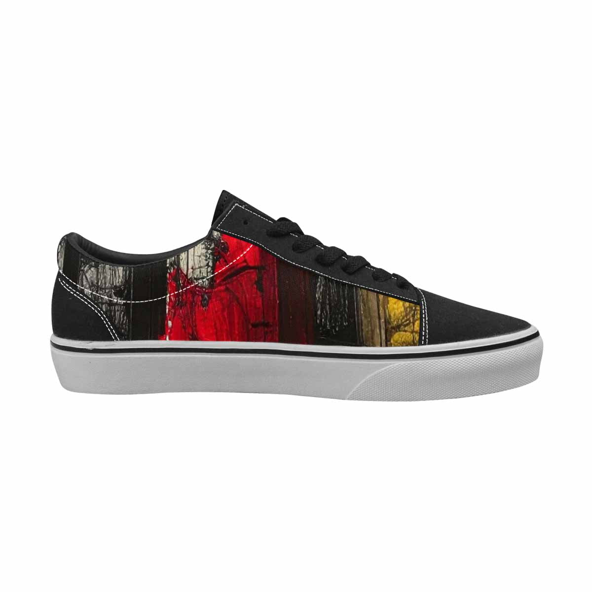 WOMEN'S Liminal Space Fragment Lace-Up Canvas Y2K Custom Shoes