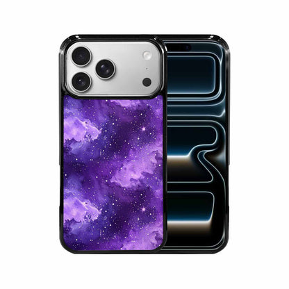 iPhone 17 Pro Max Case — Galaxy Art Purple Nebula Galaxy Space, Custom Designed Case Cover