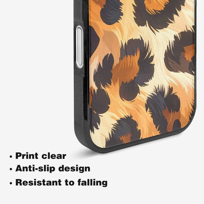 iPhone 16 Plus Case — Leopard Soft Airbrush Gradient, Personalized Phone Case