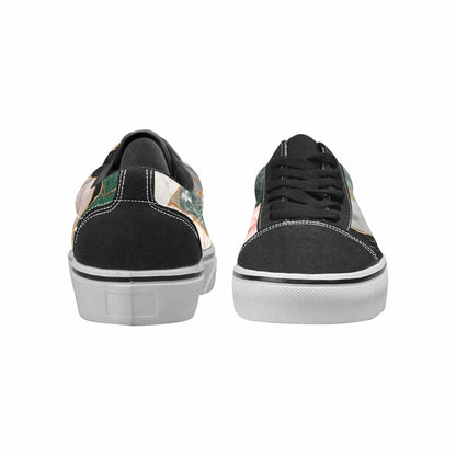 WOMEN'S Marble Stone Texture Canvas Lace-Up Neon Fantasy Shoes