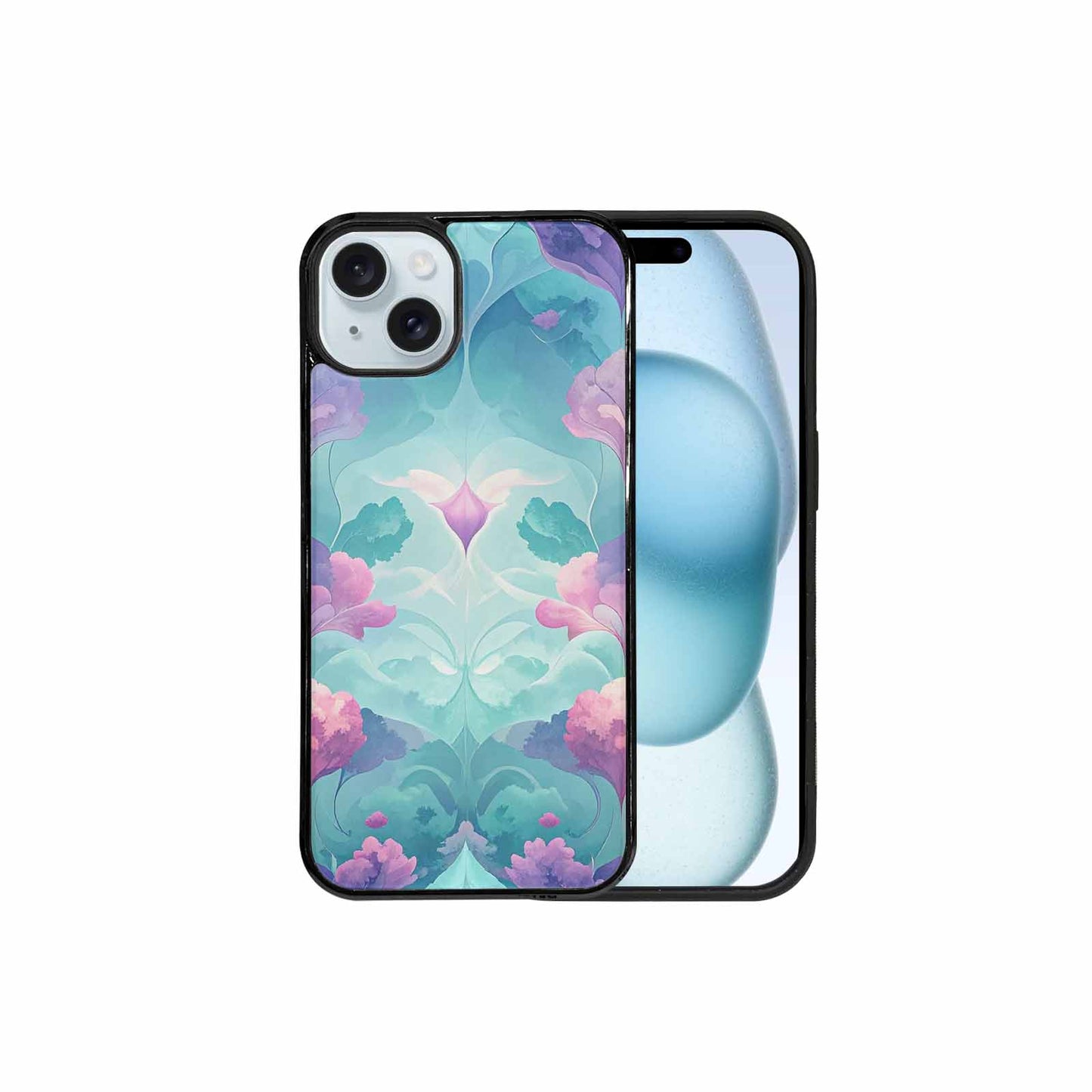 iPhone 15 Plus Case — Surrealist Dreamscape Illustration Pattern, Customized Protective Case