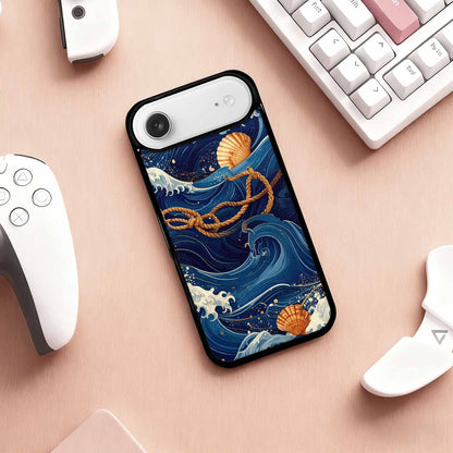 iPhone 17 Air Case — Small Ocean Wave Pattern Randomly Original, Original Design Phone Case