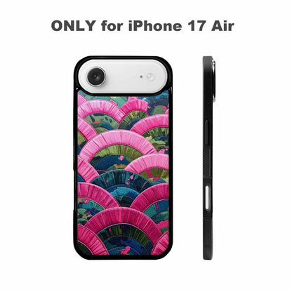 iPhone 17 Air Case — Vivid Camo Polysexual Pride Camo, Custom Print Case Cover