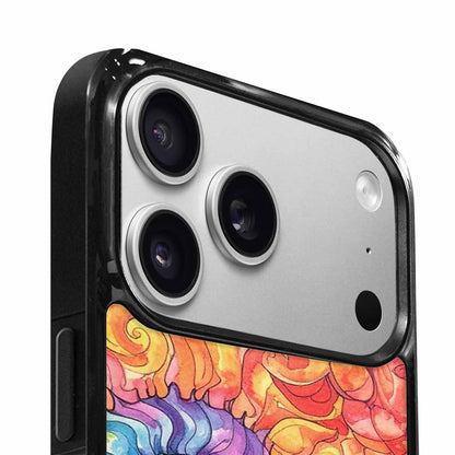 iPhone 17 Pro Max Case — Tie Dye Swirls (black Tie Dye, Custom Print Case Cover
