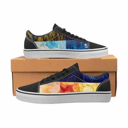 WOMEN'S Blend All Versions Canvas Lace-Up Aesthetic Custom Shoes