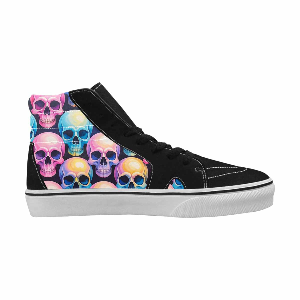 WOMEN'S Dripping Candy Skulls High Top Canvas Y2K Shoes