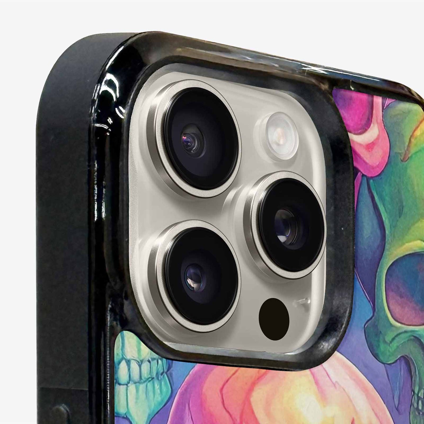 iPhone 16 Pro Case — Candy Color Dripping Skulls Custom, Original Design Phone Case