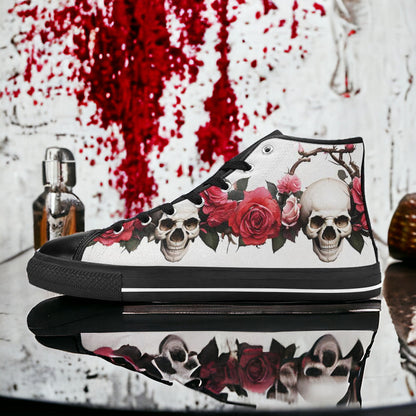 Jellyfish Navy Indigo Wearable MEN Bold Art - Freaky Shoes | Custom Art Sneakers