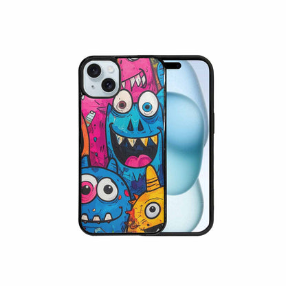iPhone 15 Plus Case — Goofy Cartoon Monster, Custom Designed Case Cover