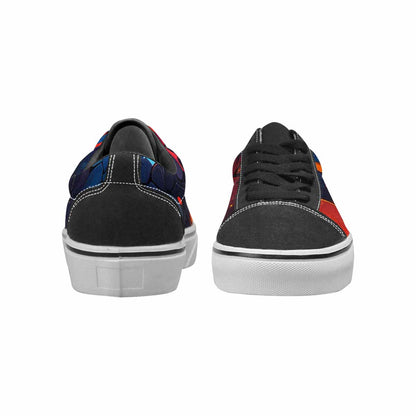WOMEN'S Fire Flame Canvas Lace-Up Cottagecore Sneakers