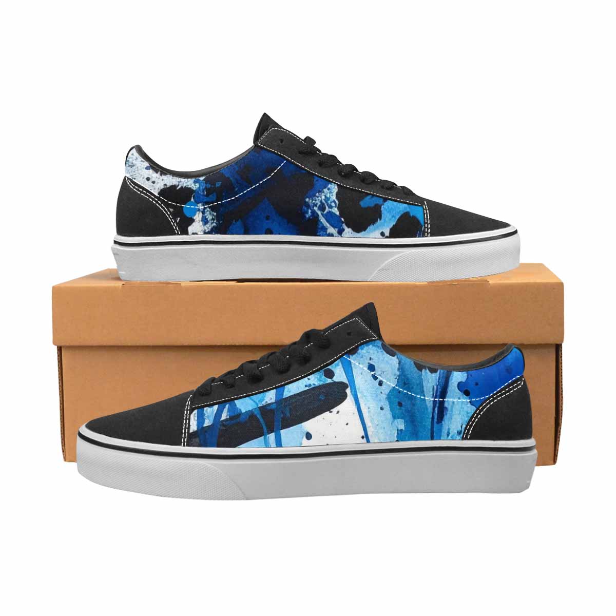 WOMEN'S Animal Print Lace-Up Canvas Cottagecore Custom Sneakers