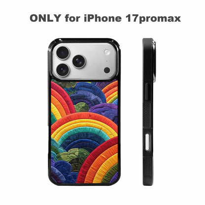 iPhone 17 Pro Max Case — Vivid Camo Rainbow Camo, Custom Made Phone Cover