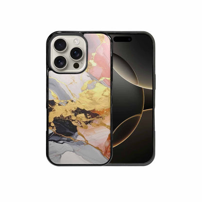 iPhone 16 Pro Case — Marble Vein Marble Veins Pattern Hundreds, Custom Phone Case
