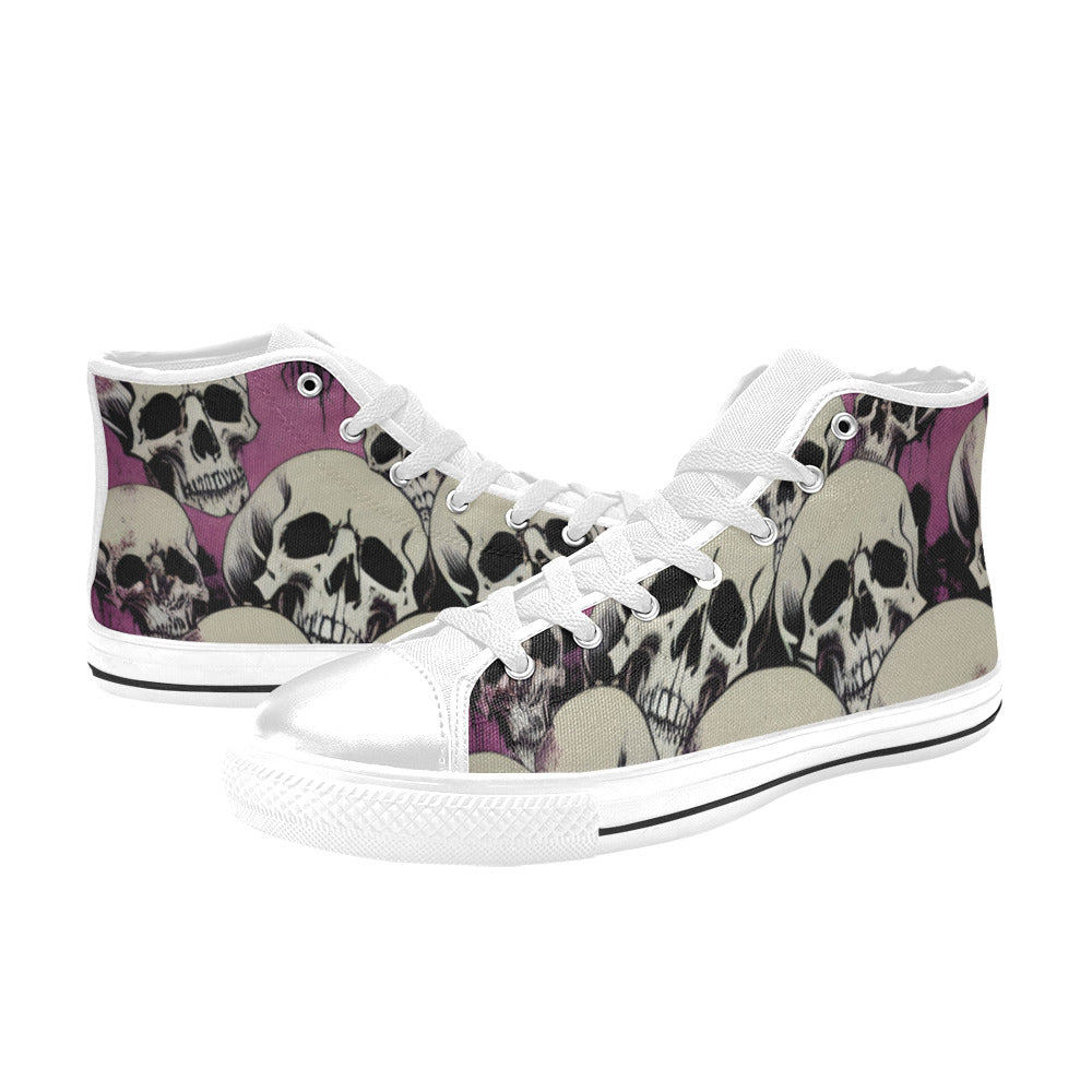 MEN'S Cc Skulls Retro Men’S High Top Canvas Dreamcore Custom Sneakers