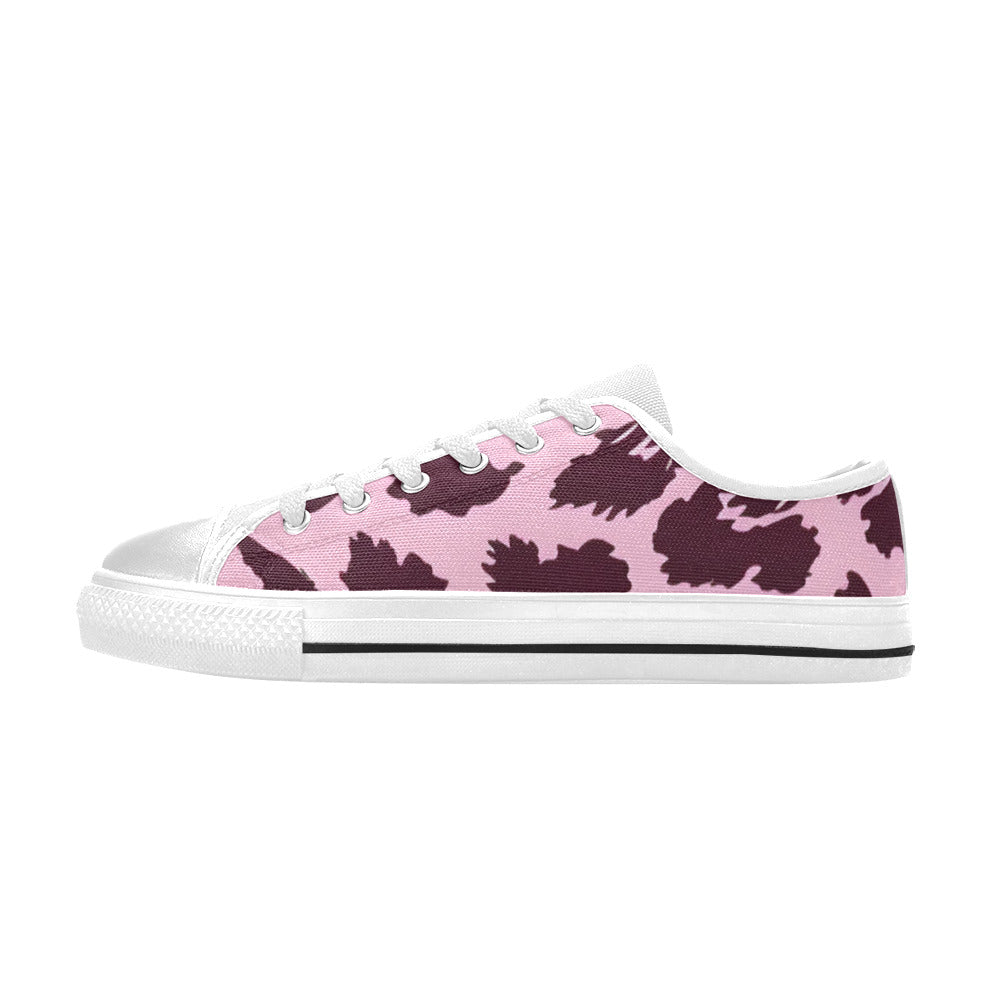 WOMEN'S Cc Animal Print Canvas Wallpaper Art Sneakers