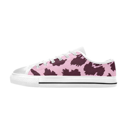WOMEN'S Cc Animal Print Canvas Wallpaper Art Sneakers