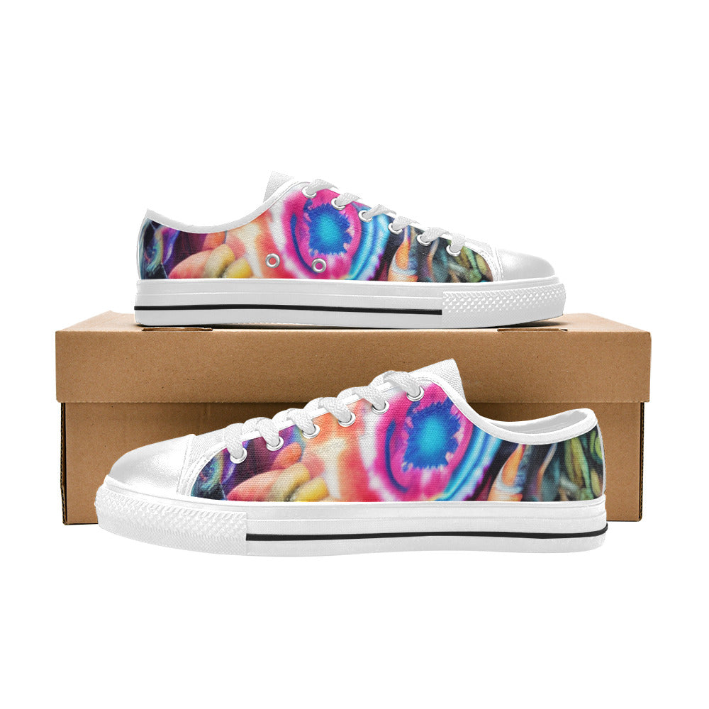 WOMEN'S Cc Tie Dye Woman Canvas Grunge Shoes