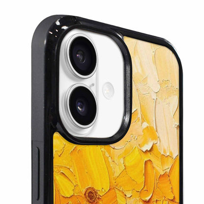 iPhone 17 Case — Impressionist Sunflower Brushstroke Pattern Floral, Custom Designed Case Cover