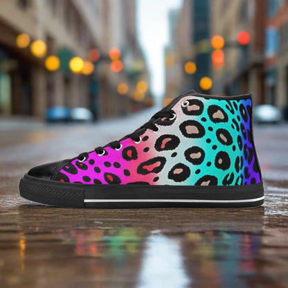 Wolf Pastel Soft Vivid WOMEN Bold Art - Freaky Shoes | Custom Art Sneakers
