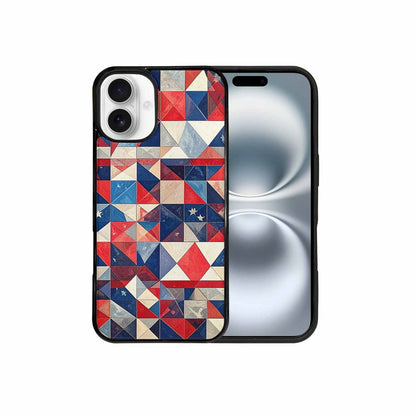iPhone 16 Plus Case — Small American Flag Stars And Stripes, Custom Printed Phone Case