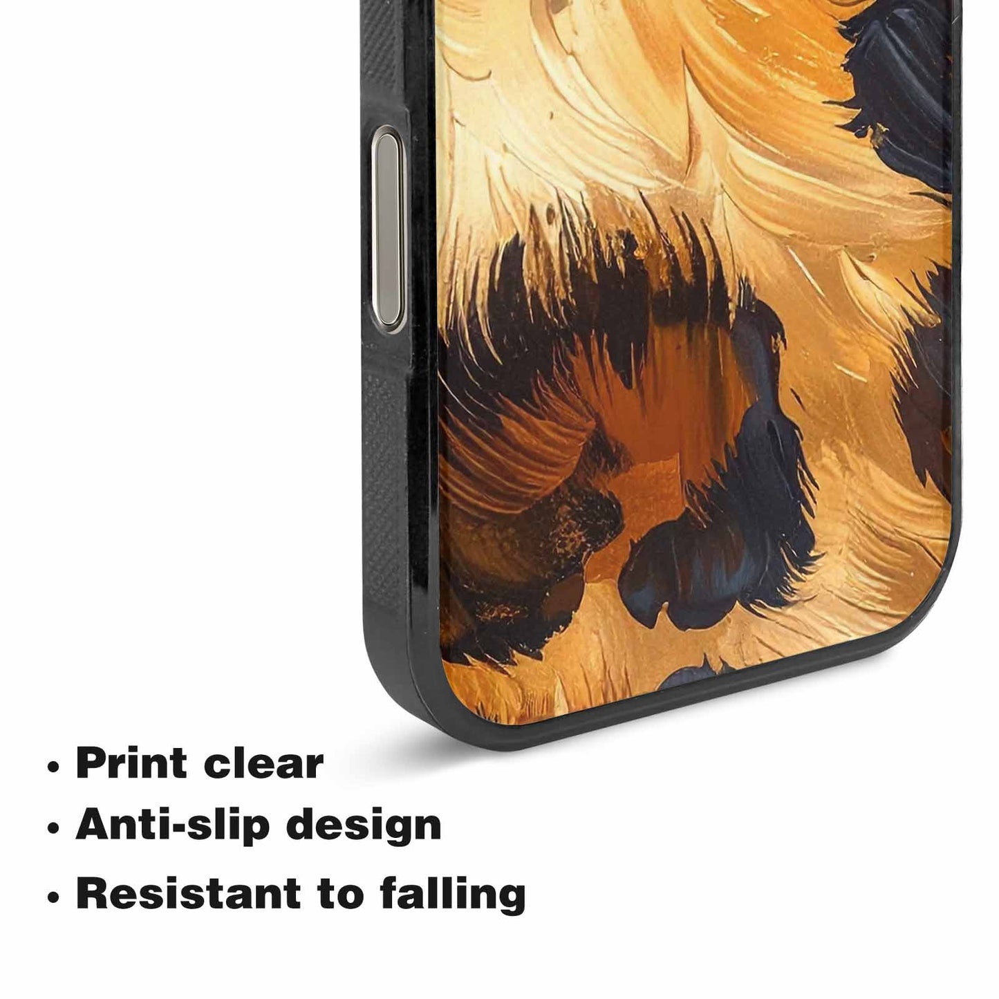 iPhone 16 Pro Max Case — Leopard Soft Airbrush Gradient, Custom Designed Case Cover