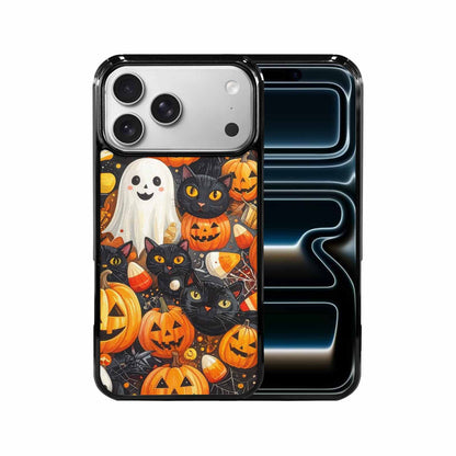 iPhone 17 Pro Max Case — Small Halloween Pattern, Randomly Original Art, Unique Phone Case Design