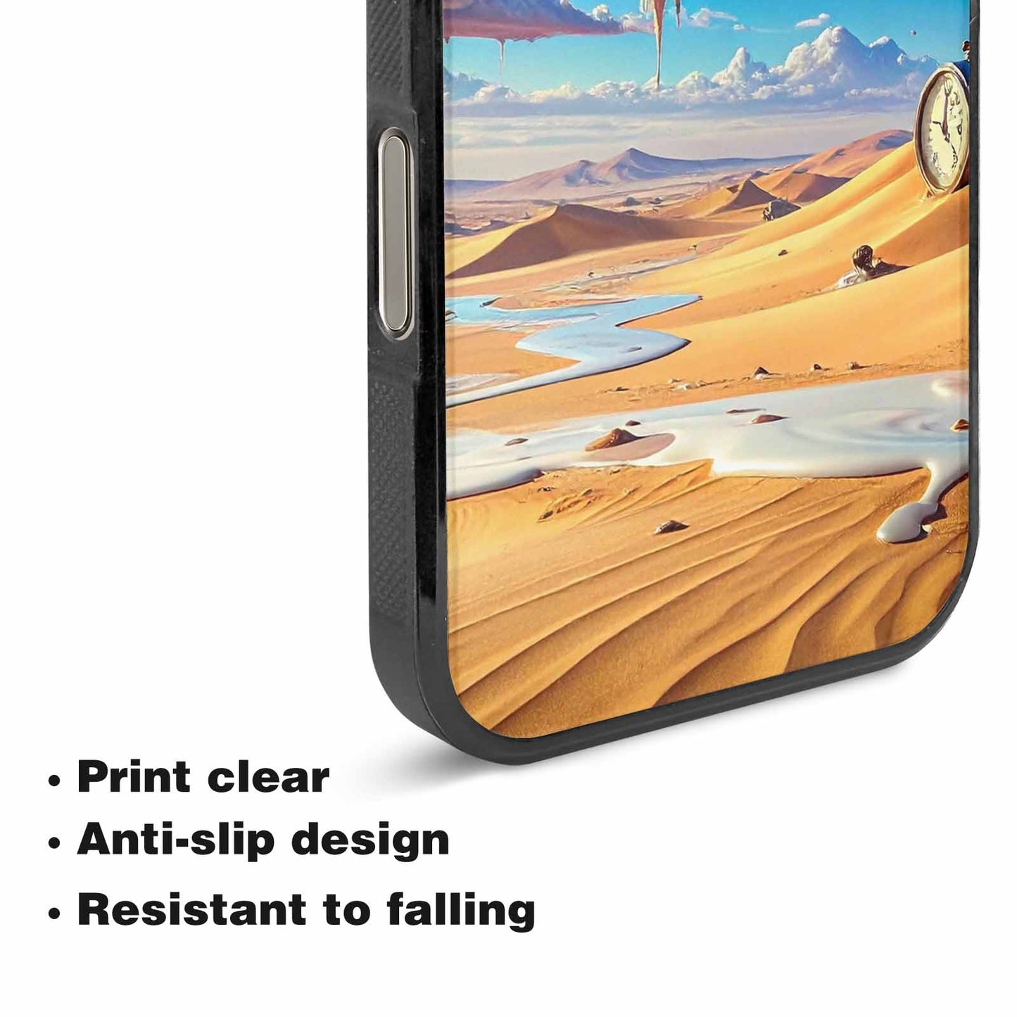 iPhone 16 Pro Case — Surrealist Desert Dreamscape Custom, Custom Print Case Cover
