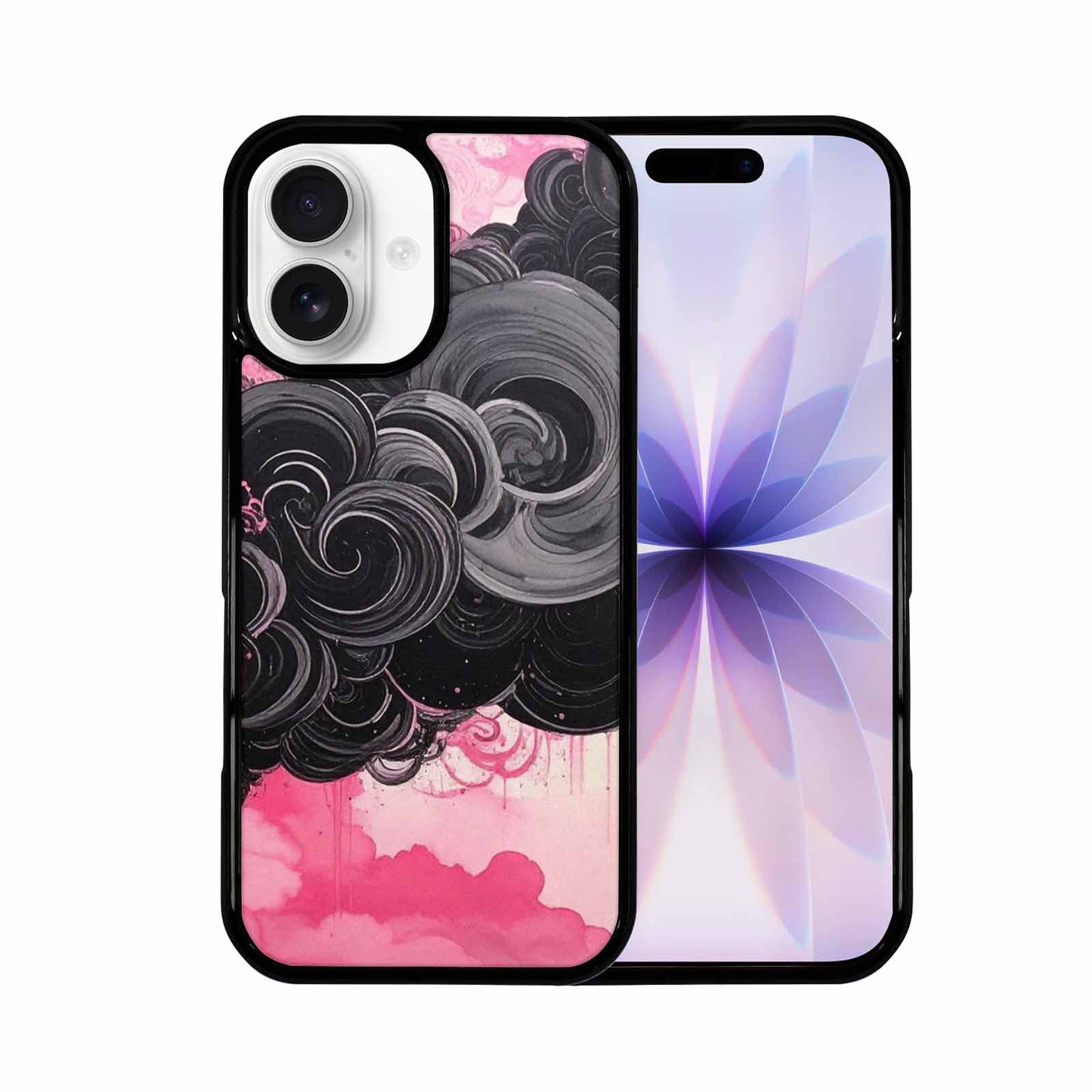 iPhone 17 Case — Van Gogh Swirl Black Original Art, Custom Printed Phone Case