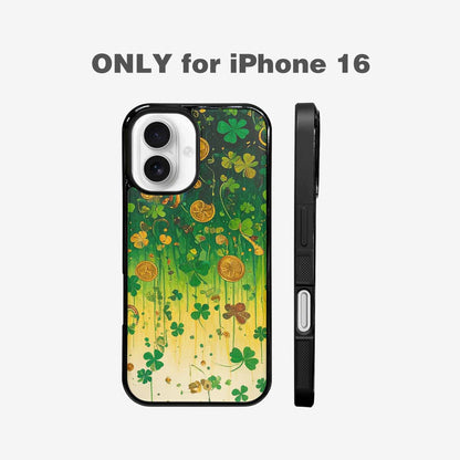 iPhone 16 Case — St Patrick\'s Clover St Patrick\'s Clover, Custom Printed Phone Case