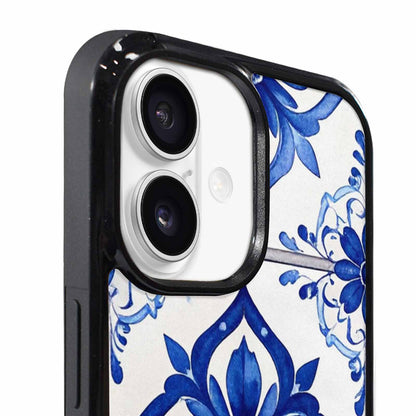 iPhone 17 Case — Talavera Tile Floral, Unique Phone Case Design