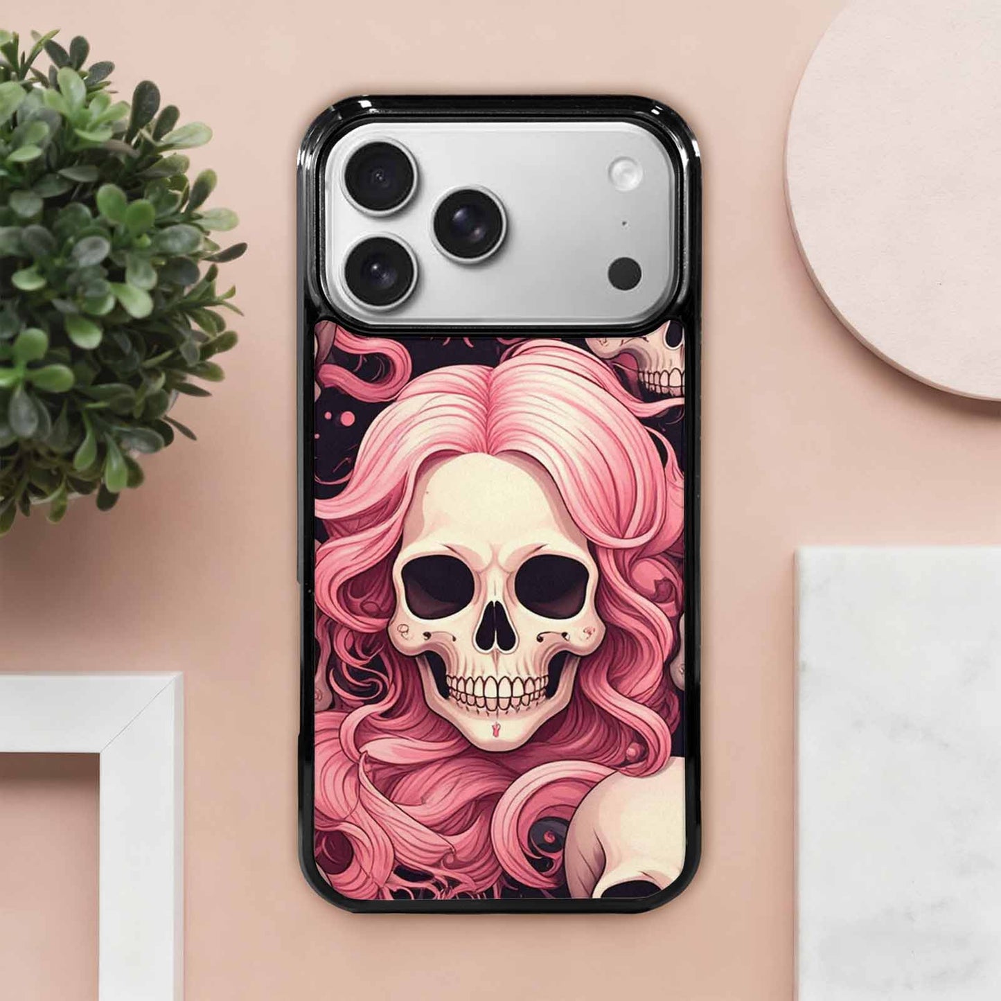 iPhone 17 Pro Max Case — Skull Dark Art Gothic Print Gothic, Custom Print Case Cover