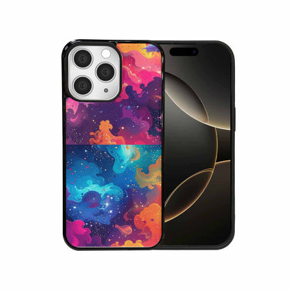 iPhone 15 Pro Max Case — Cosmic Creature And Object Mashup Pattern, Custom Made Phone Cover