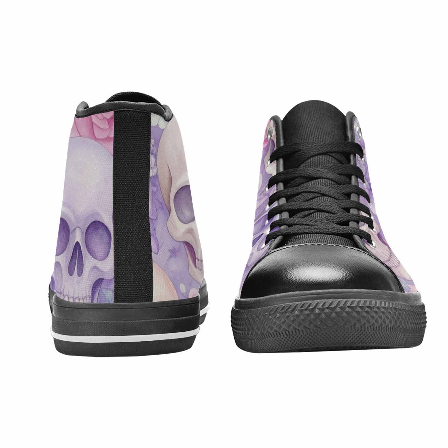 MEN'S Skulls - Pastel High Top Canvas Y2K Sneakers