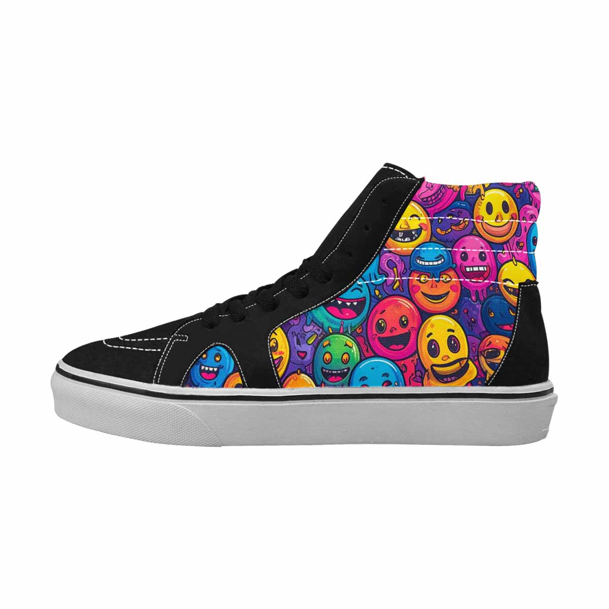 MEN'S Funny Looking Cartoon High Top Canvas Aesthetic Shoes