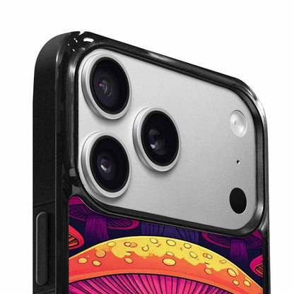 iPhone 17 Pro Case — Psychedelic Mushroom Cartoon Pattern Cartoon Cute, Unique Phone Case Design