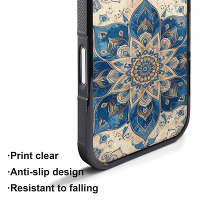 iPhone 17 Pro Max Case — Small Mandala Pattern, Randomly Floral, Custom Printed Phone Case